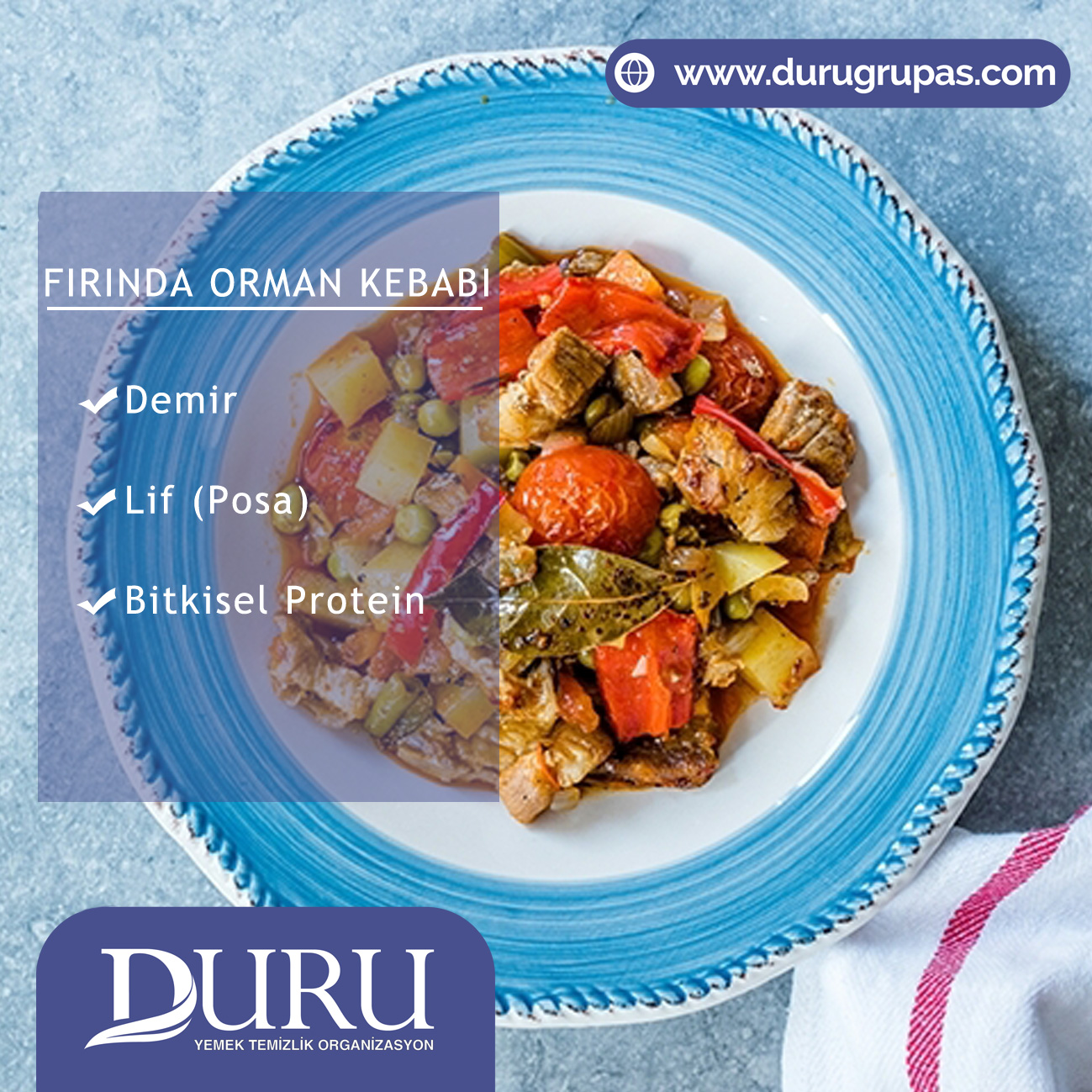 fırında orman kebabı